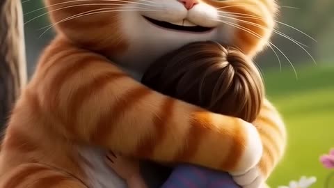 Cat helps child #shorts #cat #funny