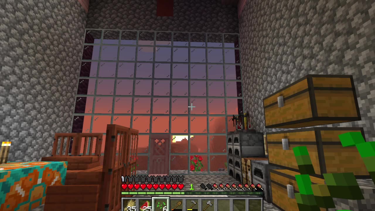 Minecraft Sunset #peaceful