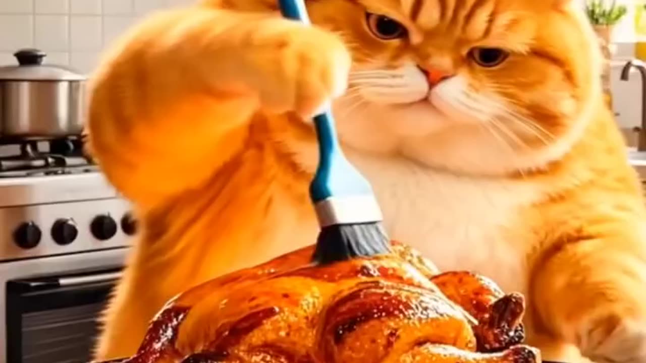 Cat Ai animated video Cat funny video