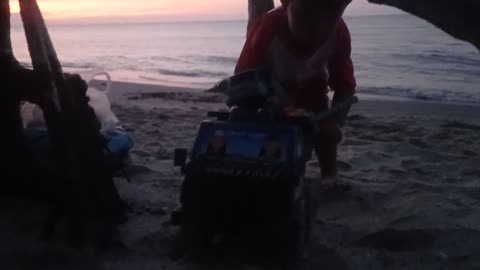 Beach Adventure with Toy Trucks | Family Playtime in the Sand – Part 3