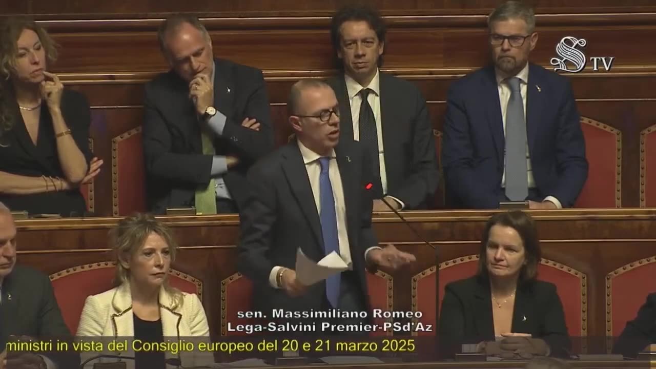 Romeo - Intervento in Senato (18.03.25)