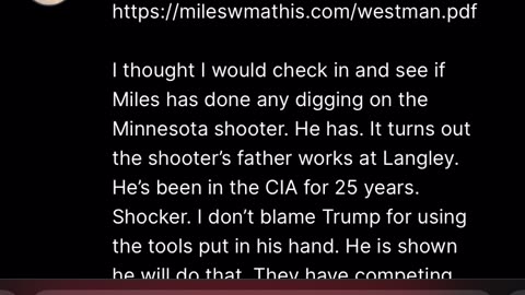 Minnesota shooter’s background 🧟‍♀️
