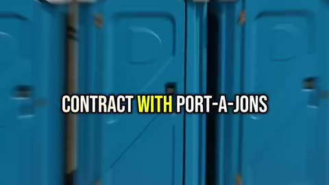AMERICA'S LARGEST PORTA POTTY COMPANY SELLS YOUR OWN URINE BACK TO YOU