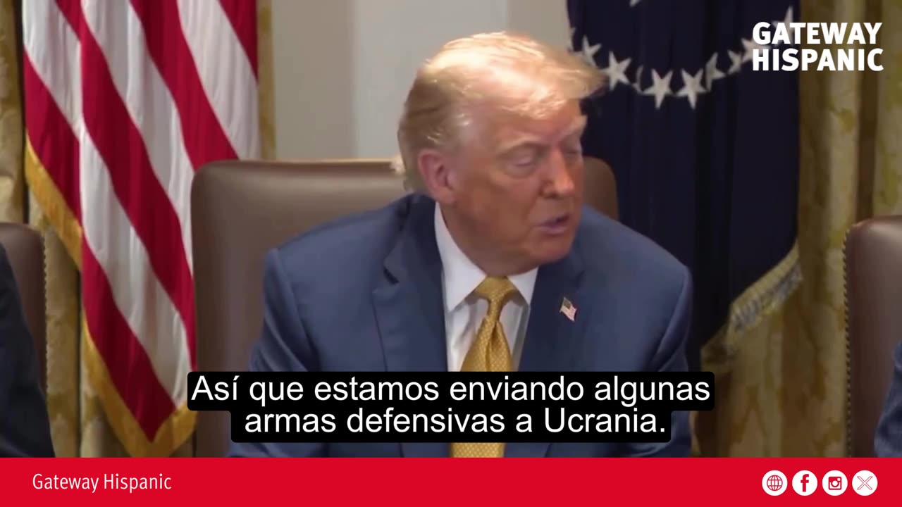 Trump Reaffirms Support for Ukraine with Defensive Arms Shipment.