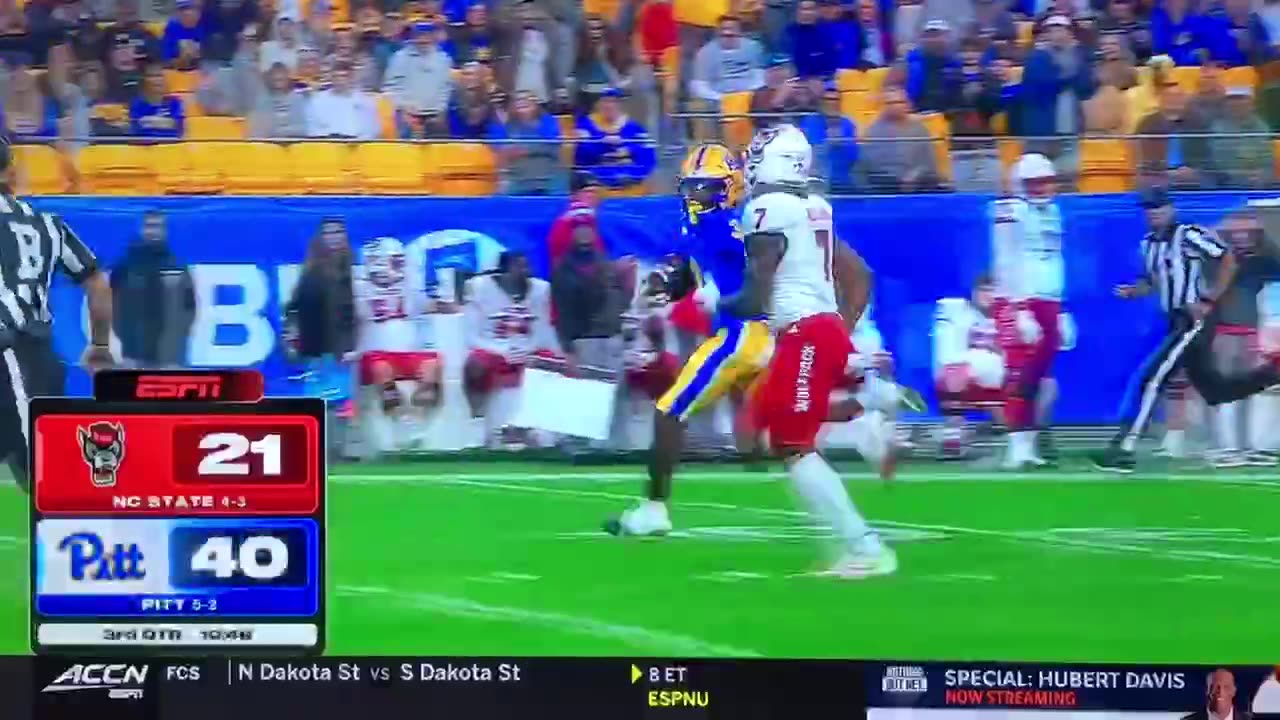 PITT WR #3 Cataurus Hicks TD🏈84 yds. 💨💨💨