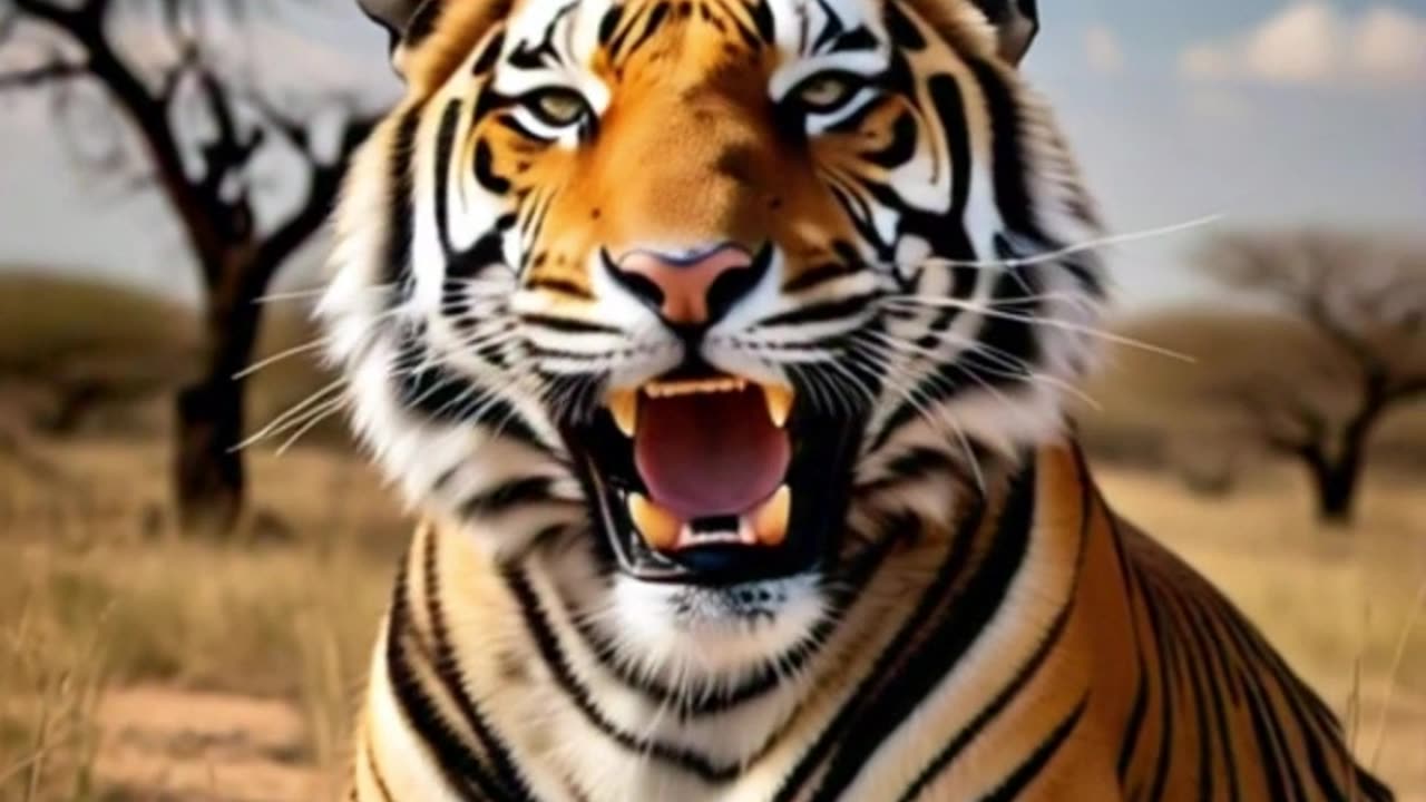 laughing tiger