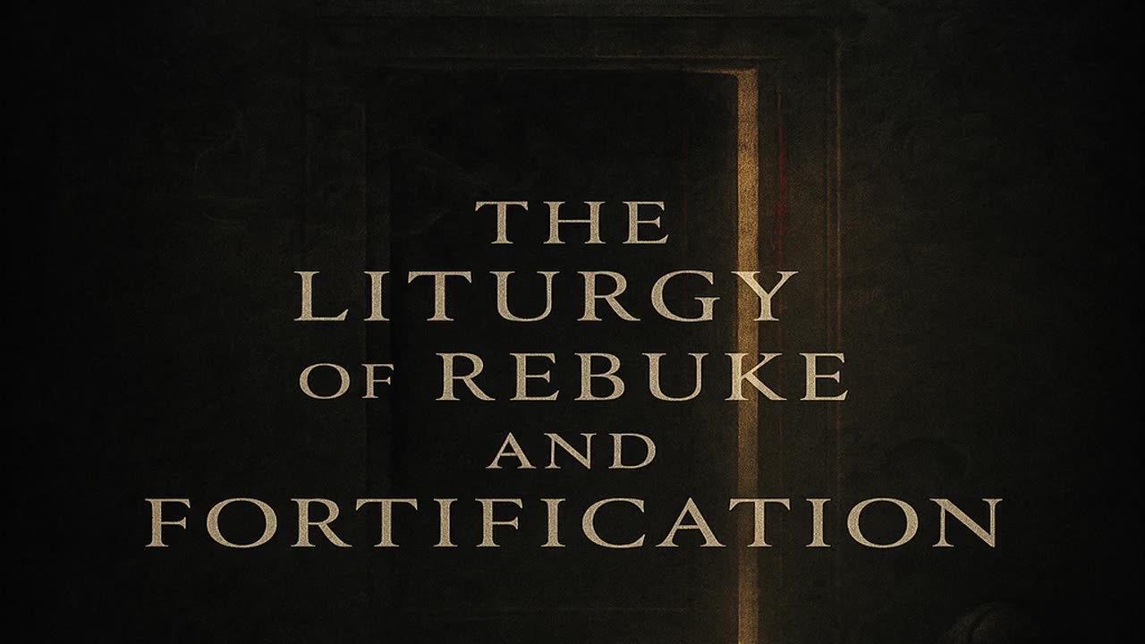 The Liturgy of Rebuke and Fortification