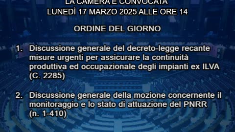 Roma - Camera - 19° Legislatura - 448° seduta (17.03.25)