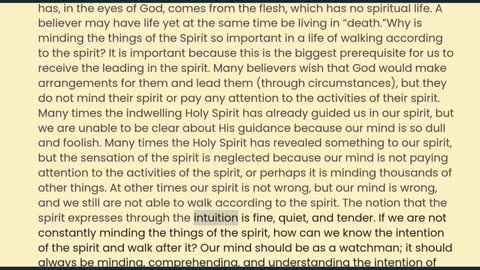 Volume 3, Section 8, Chapter 4, of the Spiritual Man, by Watchman Nee