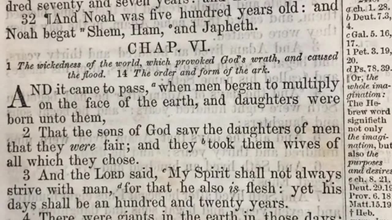 Bible God says that the Giants were here before and after the flood