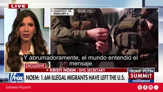 Kristi Noem: Trump achieves departure of illegal immigrants and more jobs for Americans