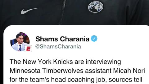 THE KNICKS are INTERVIEWING MICH NORI FOR THE COACHING JOB