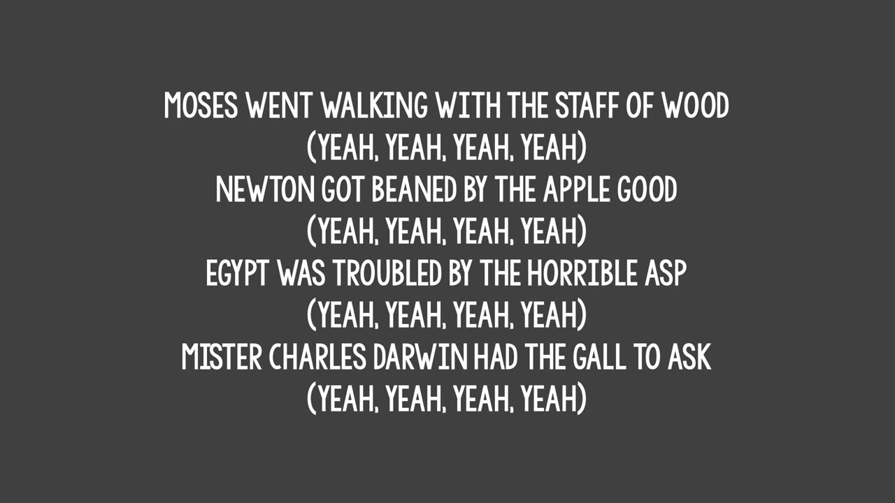 R.E.M. - Man On The Moon (Lyrics)