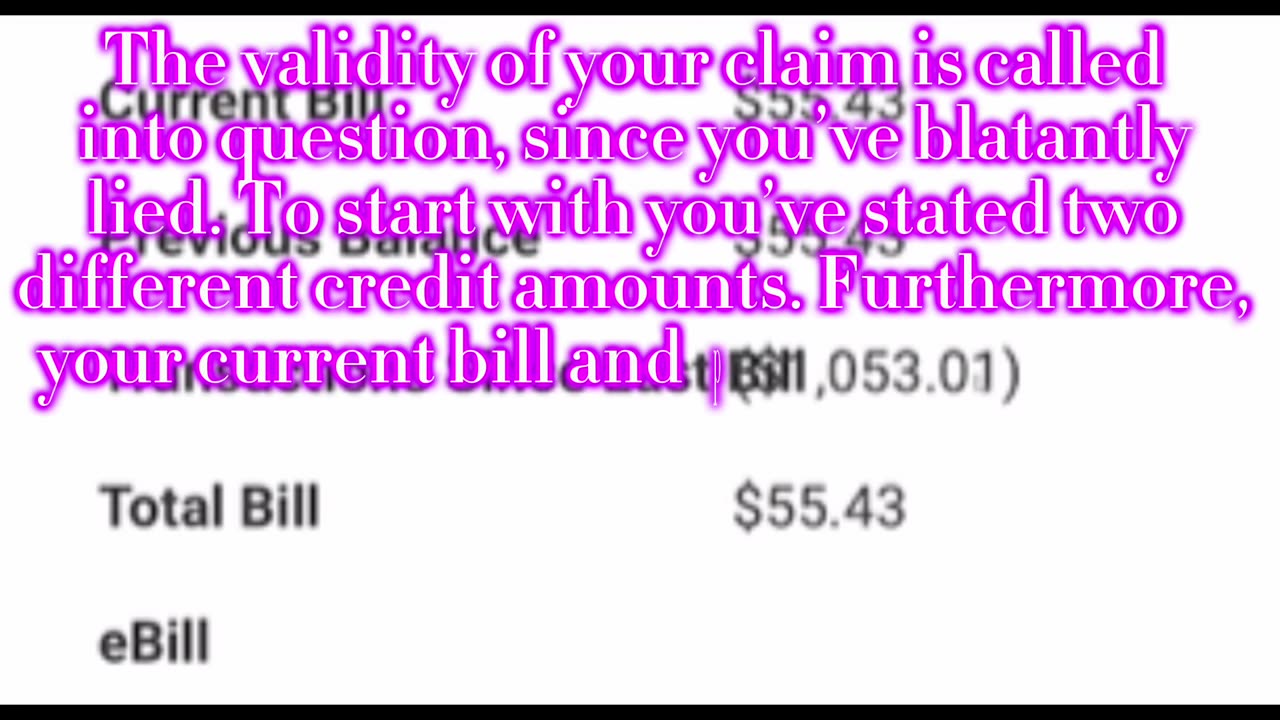 Bombshell produces a fake water bill