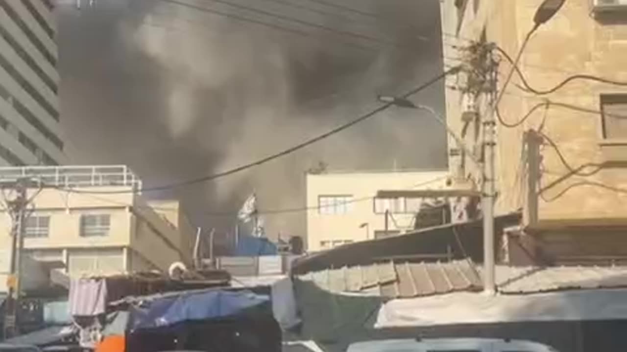 Direct Hit in Northern Israel: Iranian Missile Strike Causes Devastation Description: