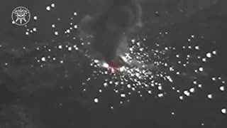 Spectacular Detonation of a Russian Grad Launcher