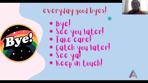 Greetings & farewells - Daily routine