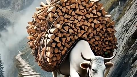 Hard working caw #viralvideo