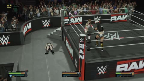 wwe 2k25 170 universe Newman Melton VS Emma Watson VS Grace Kiyuri