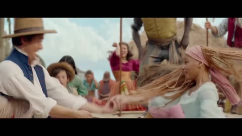 The Little Mermaid - Official Teaser Trailer (2023) Halle Bailey, Melissa M
