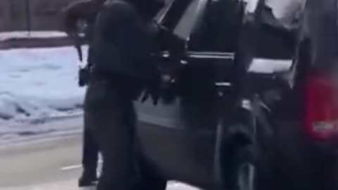 Zoomed in video of ICE officers shooting woman in Minneapolis