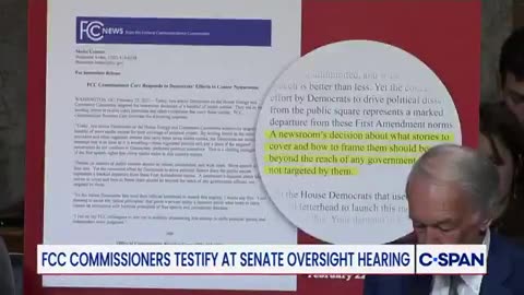 ‘You Intimidate’: Dem Senator Rages at Brendan Carr, Calls Him Chair ‘Federal Censorship Commission’