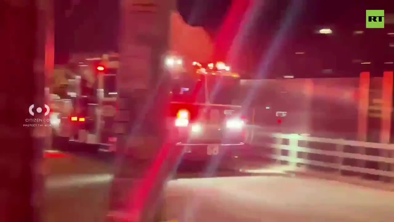 Fire engines SPEED to battle 4-alarm blaze on Bronx high-rise top floors