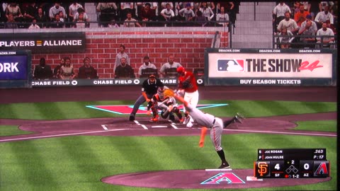 MLB The Show: San Francisco Giants vs Arizona Diamondbacks (S15 G150)