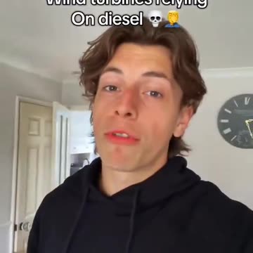 WIND TURBINES RELYING ON DIESEL, GREEN ENERGY IS A SCAM