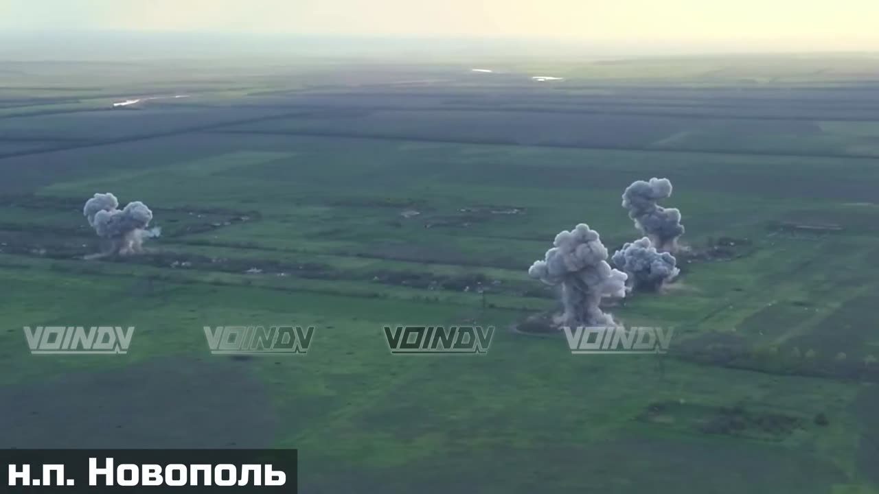 FABs Burn Ukrainian Positions in the Settlements of Novopol and Temirovka