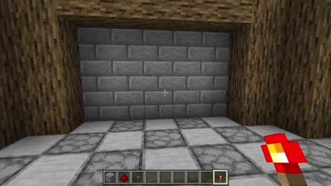 Easy Redstone Torch Door Tutorial For Minecraft Bedrock