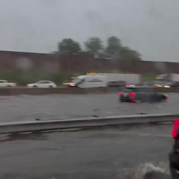 🚨 WTH!? New Jersey Turnpike is UNDER WATER as torrential rain continues to pummel the area