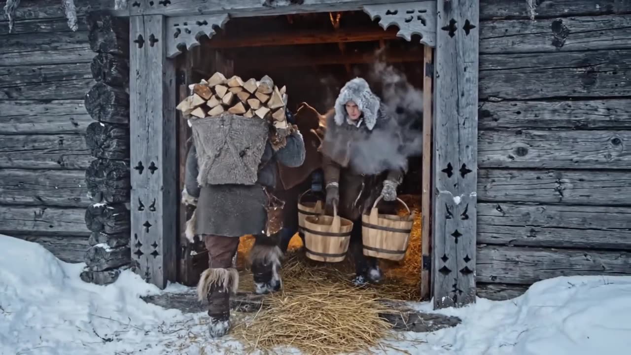 How VIKINGS Stayed Warm in Ice Cold Winter 🌬🌪🌩