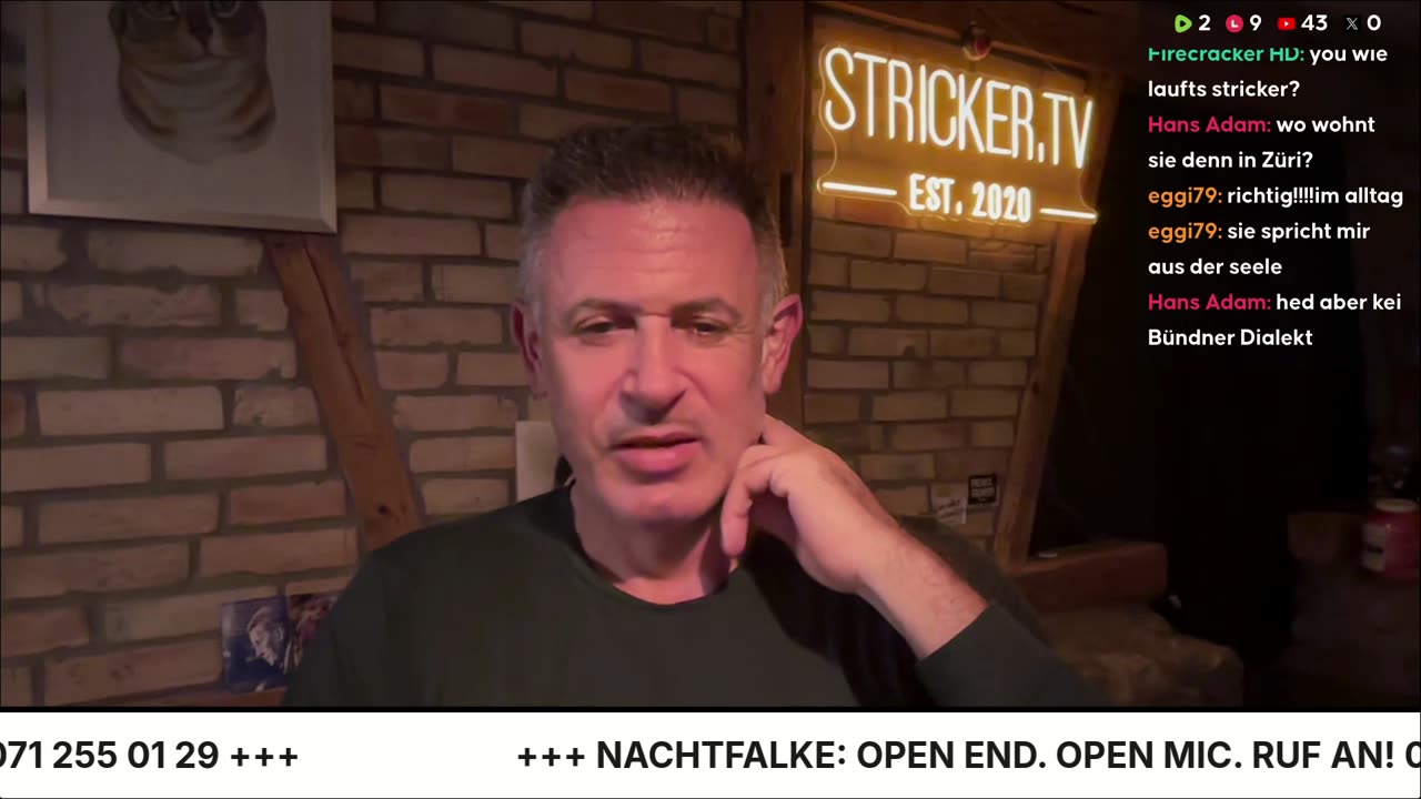 NACHTFALKE 26./27. JUNI - OFFENE THEMENNACHT. RUF AN: 071 255 01 29