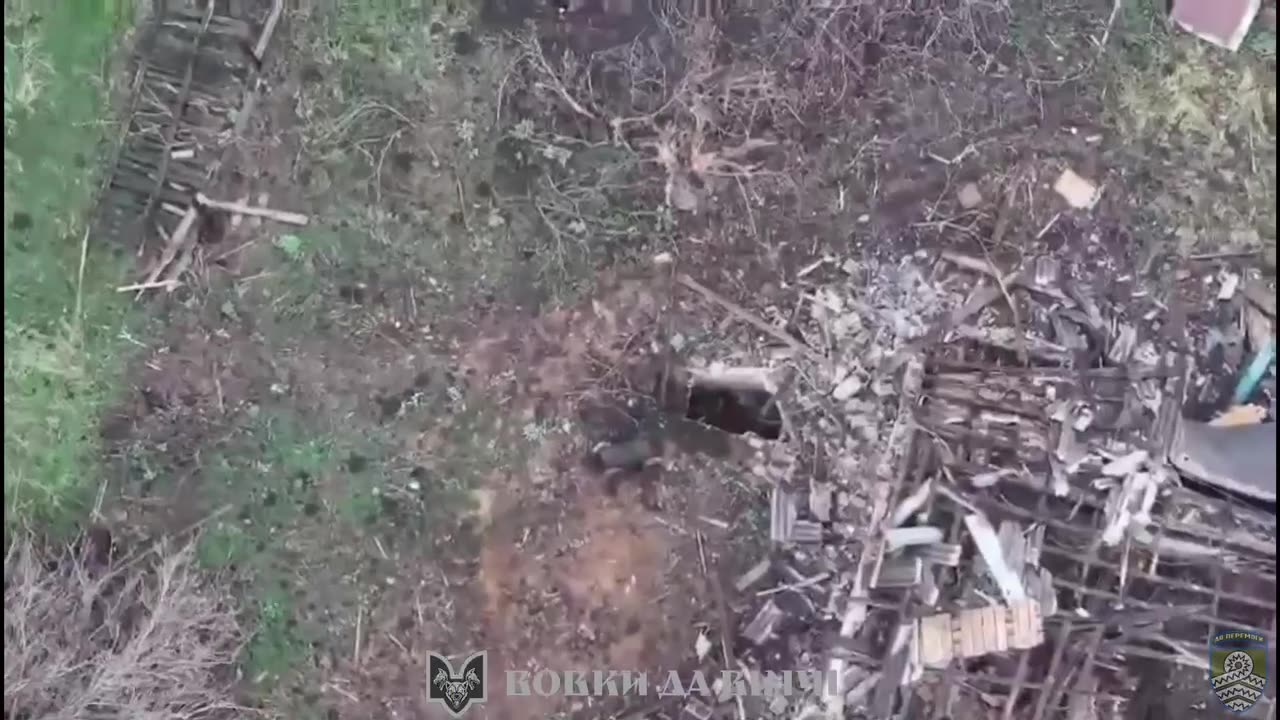 Ukrainian RC Drone Drives into Russian Dugout and Detonates