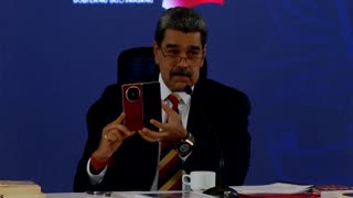 Venezuela's Maduro shows off Huawei phone gifted from China's Xi