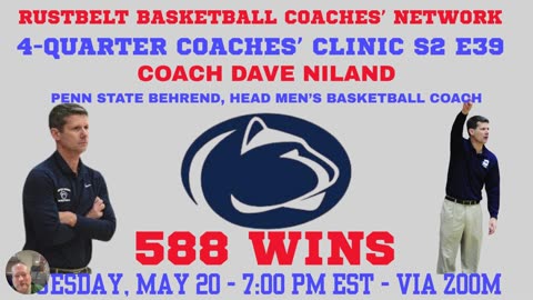 RBCN 4-Quarter Coaches' Clinic E39: Dave Niland