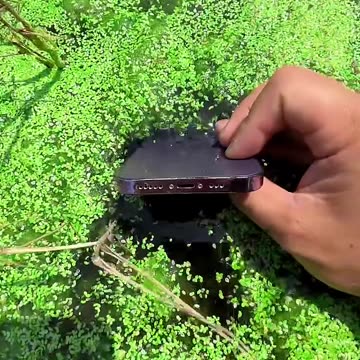 Iphone camera test under water testing satisfaction video