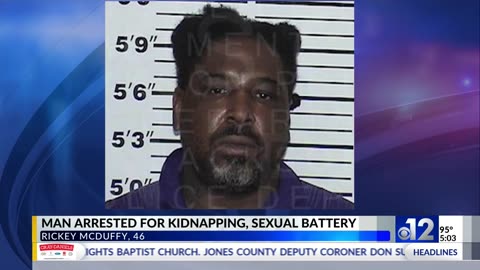 Jackson black man arrested for kidnapping, sexual battery