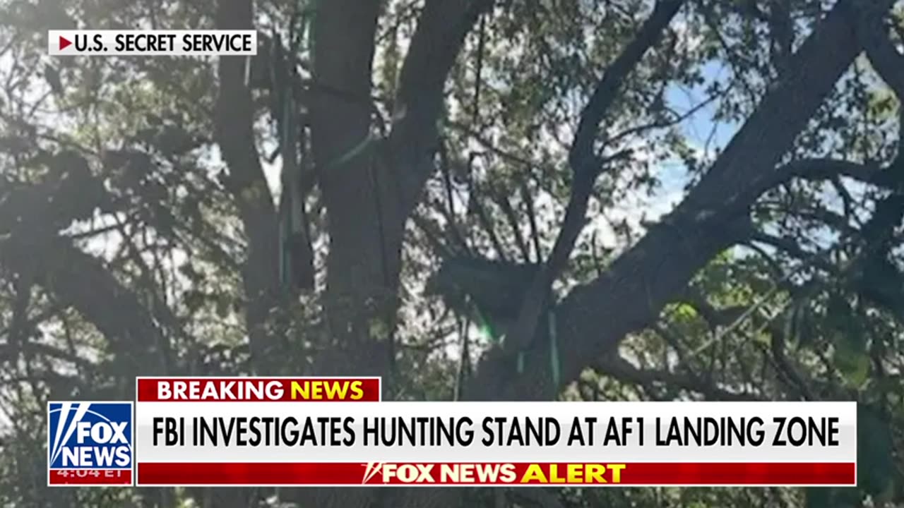 Secret Service discovers suspicious hunting stand at Air Force One landing zone