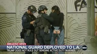 Trump deploys the national guard into LA