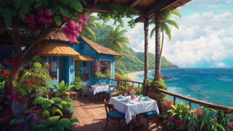 TROPICAL CHILL: A CARIBBEAN CAFE ESCAPE