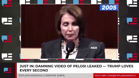 Damning Leaked Video of Pelosi — Trump Loving Every Second