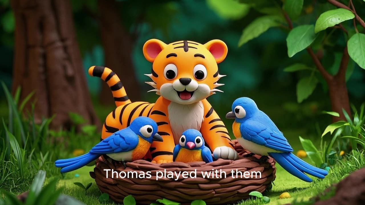 Thomas, the baby tiger. Bedtime story