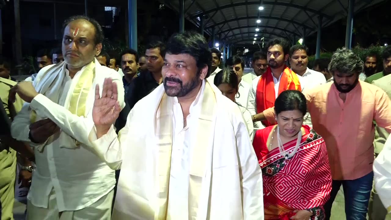 Megastar Chiranjeevi Tirumala Trip Complete Video