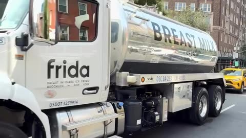 Spotted: The Frida Baby "Breast Milk Ice Cream" Truck! LoL "Lactation Station" in the Wild