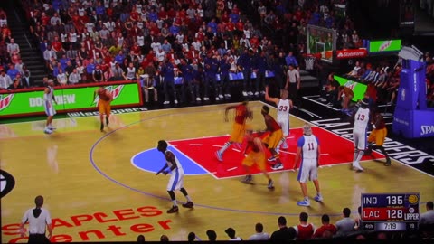 NBA2K: Indiana Pacers vs Los Angeles Clippers (Dunks-Buzzer Beater)