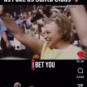 “I bet you still believe in Santa Claus”