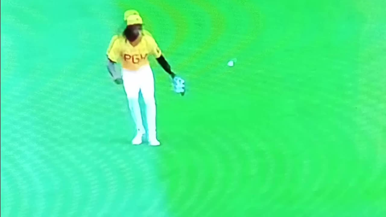 Pro baseball player refuses to go after ball