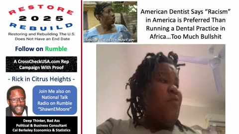 American Dentist Now Prefers Racist America Over African Scams, Wildlife, Power Outages